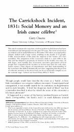 The Carrickshock Incident, 1831: Social Memory and an Irish cause ...