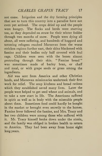 Charles Chapin Tracy, missionary, philanthropist, educator, first ...