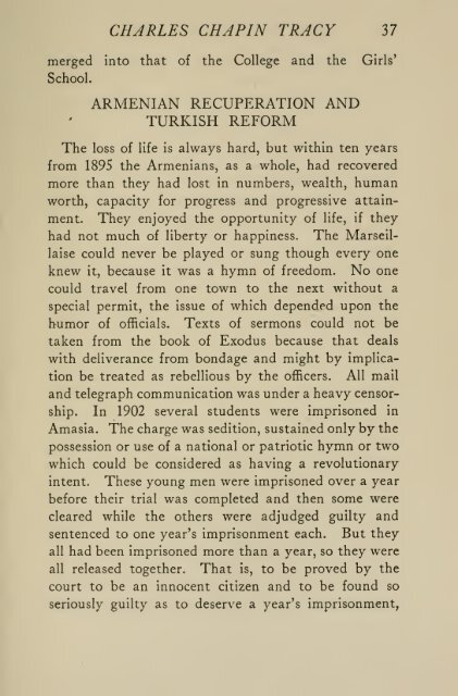 Charles Chapin Tracy, missionary, philanthropist, educator, first ...