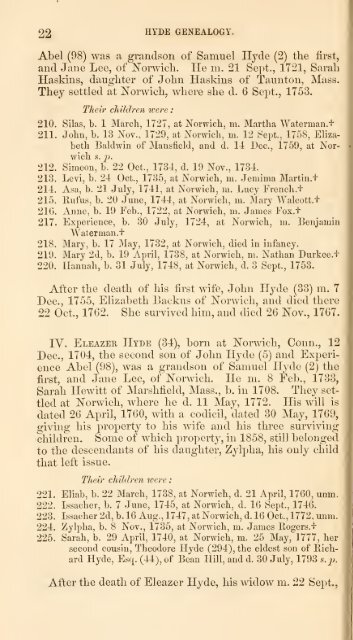 Hyde genealogy, or, The descendants, in the female as well as in ...