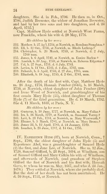 Hyde genealogy, or, The descendants, in the female as well as in ...