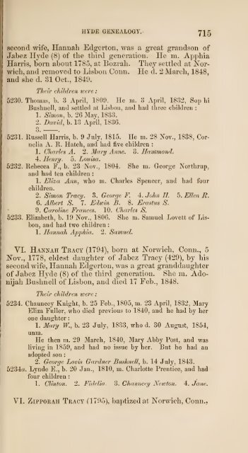 Hyde genealogy, or, The descendants, in the female as well as in ...