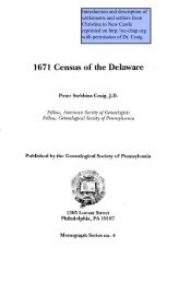 Craig, 1671 Census of the Delaware - NC CHAP