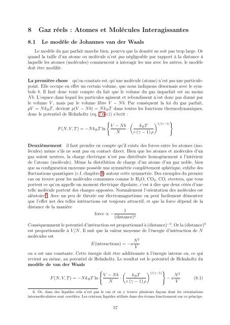 Thermodynamique (2004-2010). - Université de Genève