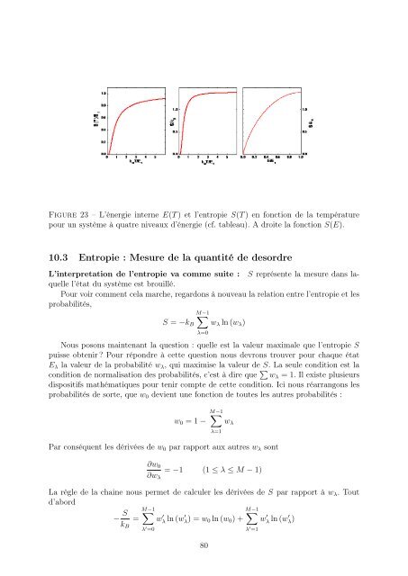 Thermodynamique (2004-2010). - Université de Genève