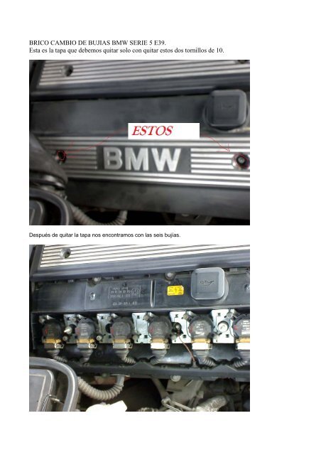 Cambio bujías en E39 - BMW Carx Spain