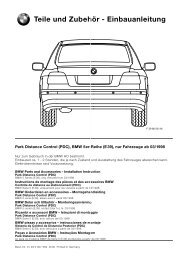 Reequipar a PDC trasero - BMW Carx Spain