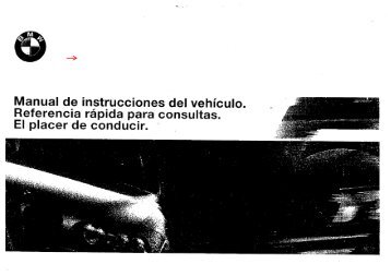 Manual de usuario del Serie 5 E39, Español - BMW Carx Spain