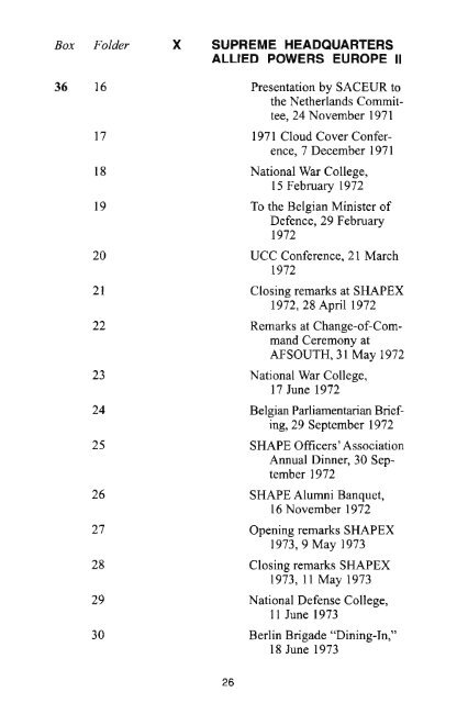 Andrew J. Goodpaster Papers - The George C. Marshall Foundation