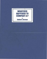 Whatever Happened to Company A? - The George C. Marshall ...