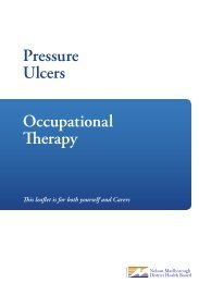 Pressure Ulcers Occupational Therapy