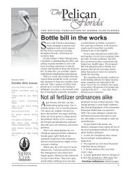 Bottle bill in the works - Sierra Club Florida