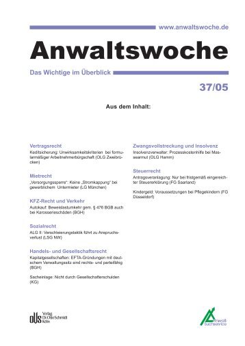 Anwaltswoche - Anwalt-Suchservice