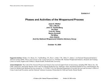 Phases and Activities of the Wraparound Process - Los Angeles ...