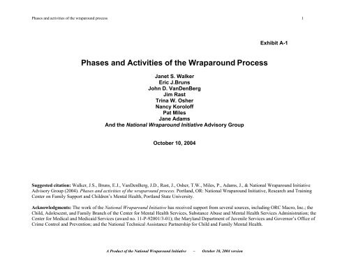 Phases and Activities of the Wraparound Process - Los Angeles ...