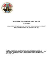 AMENDMENT ONE - Los Angeles County Department of Children ...