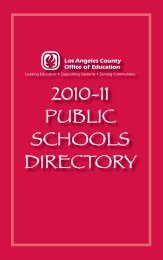 Directory - Los Angeles County Department of Children and Family ...