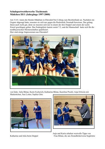 HGF-Seite Schulsportwettbewerbe Tischtennis - Herder-Gymnasium ...