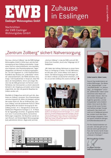 Mieterzeitung 1/2010 - Esslinger Wohnungsbau GmbH