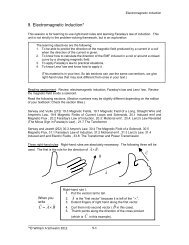 9. Electromagnetic Induction - Arts & Sciences