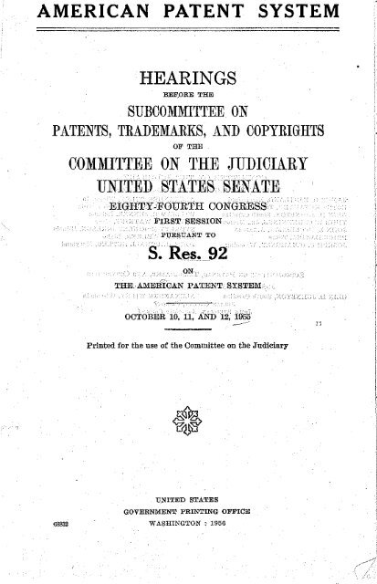 AMERICAN PATENT SYSTEM - Bayhdolecentral