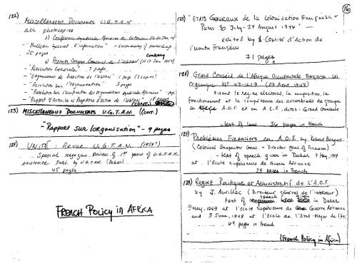Documents on African political history. Compiled by Ruth ...