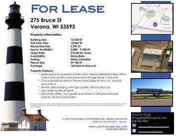 275 Bruce St Verona- For Lease - PropertyDrive