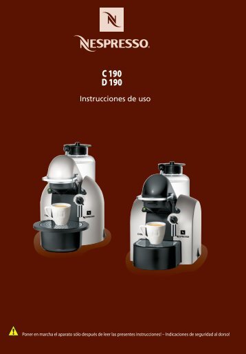 C 190 D 190 - Nespresso