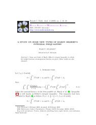 Banach J. Math. Anal. 2 (2008), no. 1, 16–20 A STUDY ON ... - EMIS