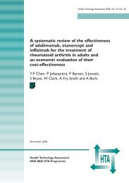 A systematic review of the effectiveness of adalimumab