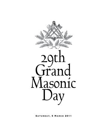 proceedings 29 pdf - Grand Lodge of British Columbia and Yukon