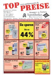 Preis - Apotheke im Hansa Carré