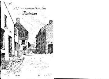 Zh£~~9armanIkenshire - The Carmarthenshire Historian