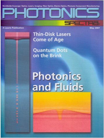 Photonics Spectra - University of Chicago