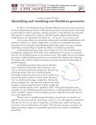 Quantifying and visualizing non-Euclidean geometries