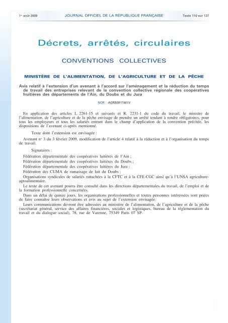 Journal officiel - Le Nouvel Observateur