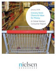 Grocery Store Choice & Value for Money A Global Nielsen ...