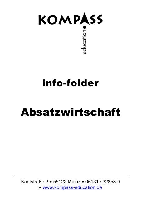 Absatzwirtschaft - Wiwimainz-studium.de