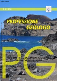 professione geologo - Ordine Regionale dei Geologi della Liguria