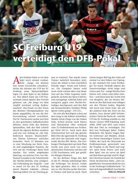 Ausgabe 3 | Juni 2012 - SBFV