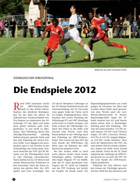 Ausgabe 3 | Juni 2012 - SBFV