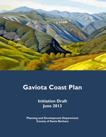 Initiation Draft Gaviota Coast Plan - Long Range Planning Division