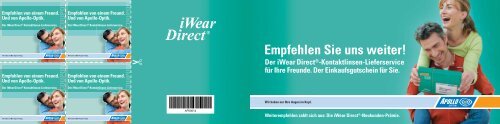 NN COUPON Empfehlen Sie uns weiter! Der ... - Apollo Optik