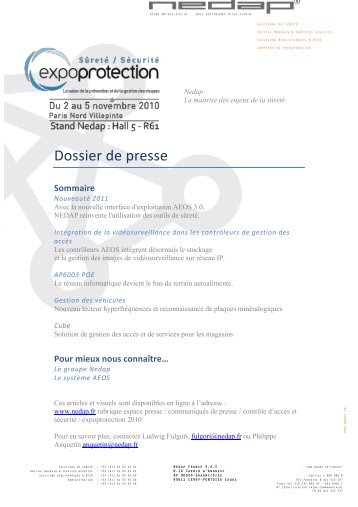 dossier de presse.pdf - Nedap France