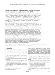 Aguilar et al 2005 - climate change indices