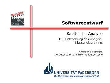 Analyse-Klassendiagramm - Datenbank- und Informationssysteme ...