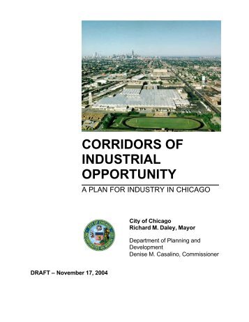 Corridors of Industrial Opportunity: A Plan for Industry in Chicago