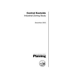 Central Eastside Industrial Zoning Study - City of Portland, Oregon