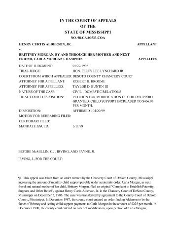 98-CA-00533-COA - Mississippi Supreme Court