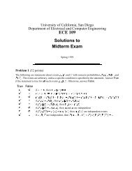 ECE 109 Solutions to Midterm Exam